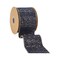 LaRibbons 4" Double-Fused Wired Jacquard Ribbon | Blue/Gold Metallic | 10 Yard Roll